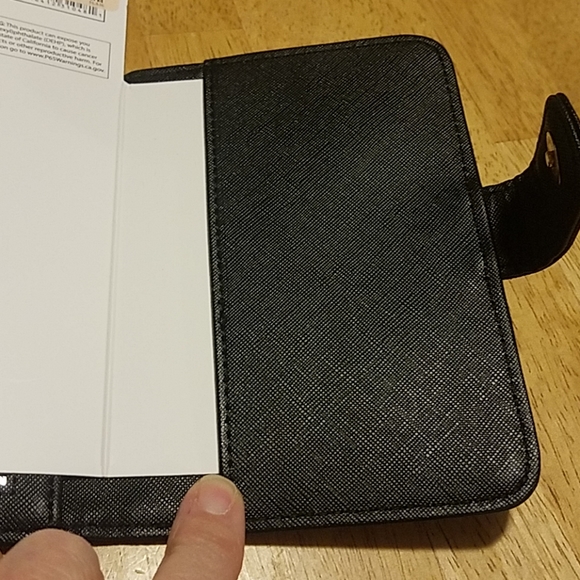 Passport cover "upgrade me" new on card - Picture 4 of 4